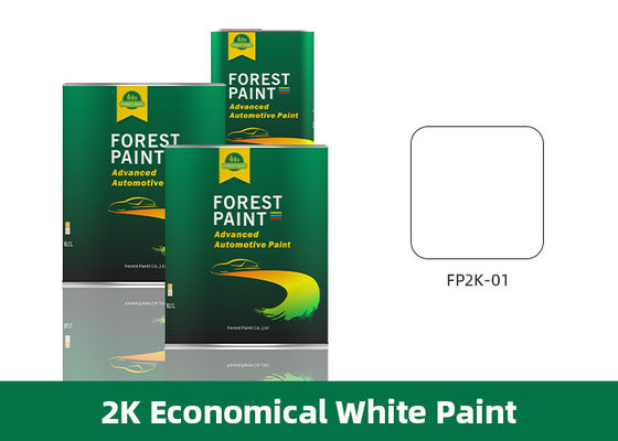 Strong Adhesion 2K Acrylic Car Paint 1L White Touch Up Paint