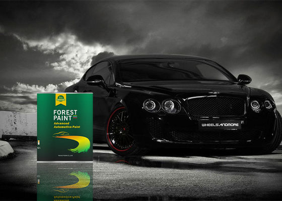 Pure Matte Black Vehicle Paint , 2K Anti Corrosion Car Paint