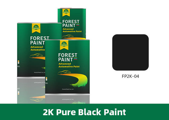 Pure Matte Black Vehicle Paint , 2K Anti Corrosion Car Paint