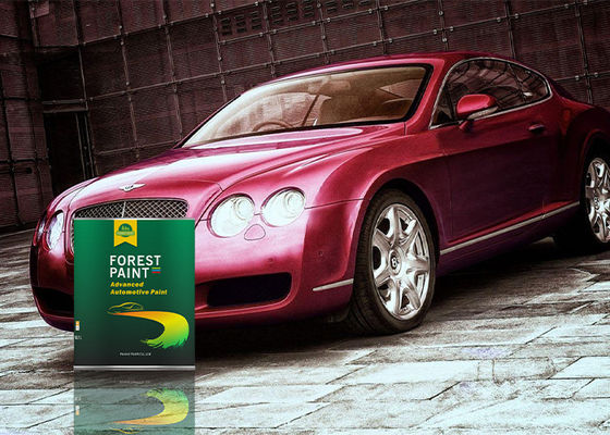 1L Automotive Primer Spray Paint , 2K Rose Red Car Enamel Paint
