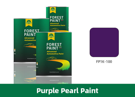 Purple Pearlescent Car Paint Yellowing Resistant , Automotive Clear Coat Uv Protection