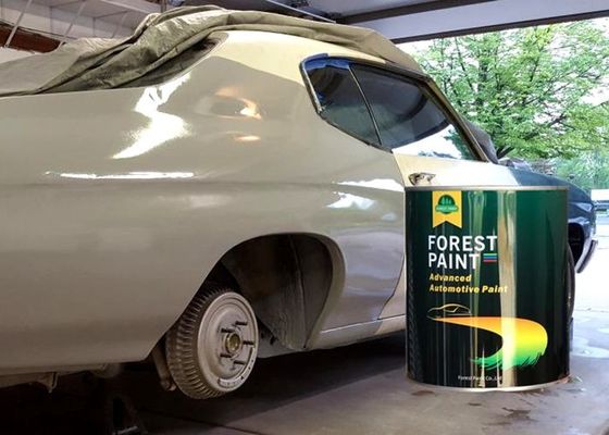Uv Resistant Acrylic Clear Coat Car Paint ISO9001 With Excellent Fullness