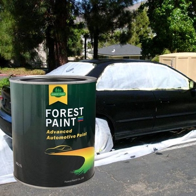 Industrial 1K Extra Black Paint Coating Waterborne Polyurethane Resin Car Paint